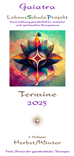 Flyer Termine 2025 2. Halbjahr